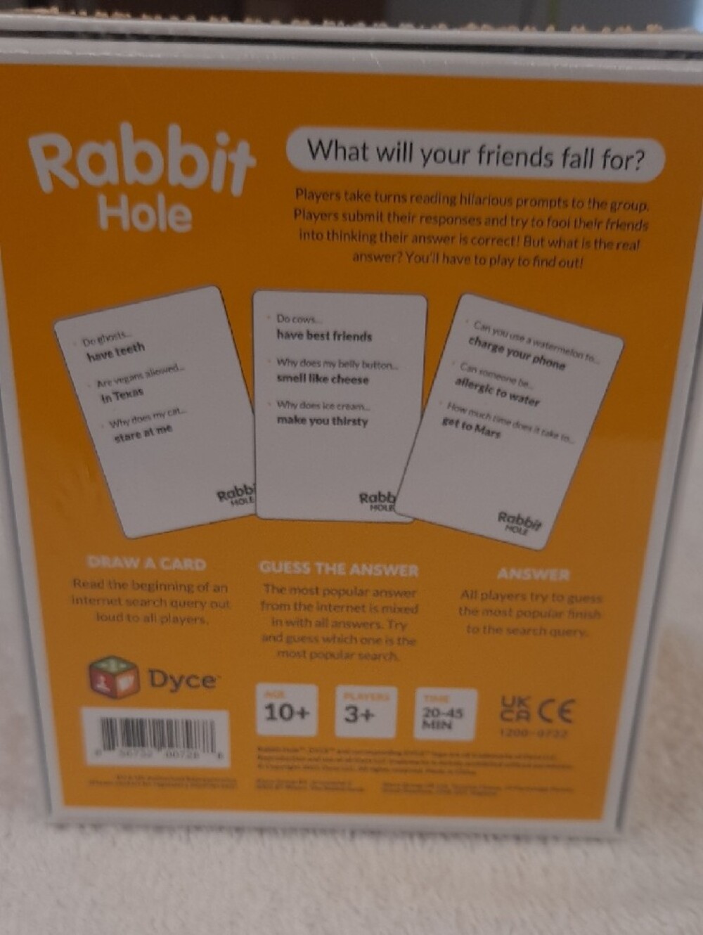 Rabbit Hole Card Game - Orange - Picture 2 of 4